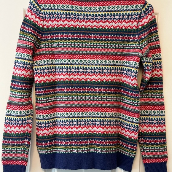 Boden Multicolor Reindeer Crewneck Sweater - Picture 2 of 4